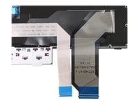 Chicony - Ersättningstangentbord För Bärbar Dator - Bakgrundsbelyst - Norsk - Svart - För Thinkpad L14 Gen 1 20U1, 20U2, 20U5, 20U6