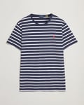 Polo Ralph Lauren Custom Slim Fit Striped T-Shirt Newport Navy/White