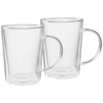 LATTE MACCHIATO GLAS 350 ml 2 delar 