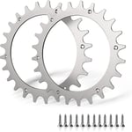 2 x premium rostfria spikar för Worx S/m-modell, 2 x rostfria skruvspik Traction Enhancer, robotgräsklippare Hjulstorlek 205 mm (FMY)