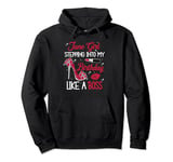 June Girl Stepping Into My Birthday Like A Boss Shoes Funny Pullover Hoodie