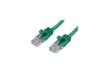 StarTech.com 1m Green Cat5e / Cat 5 Snagless Patch Cable - patchkabel - 1 m - grøn