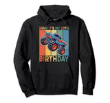 Bruh It Is My 10th Birthday Boy Monster Truck Car Party Day Pullover Hoodie
