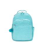 Kipling SEOUL Large Backpack w Laptop Protection DEEPEST AQUA SS2024 RRP £98