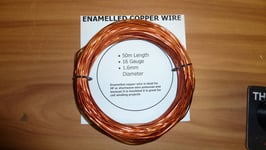 164FT 50M ECW50 Enamelled Copper Amateur Ham Radio Antenna Aerial Wire
