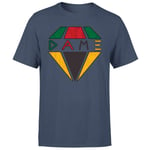 Creed DAME Diamond Logo Men's T-Shirt - Navy - XXL