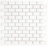 mosaik ws arch brick uni white glossy 2,3x4,8x0,6