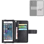 Wallet Case Cover for Asus Zenfone 10 black screen protector