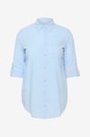 KAFFE Curve - Långskjorta kcNana Shirt Tunic - Blå