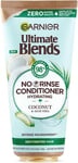 Garnier Ultimate Blends Coconut & Aloe, Hydrating No-Rinse Conditioner, For 100%