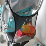 Baby Stroller Accessories Pushchair Mesh Bag Outdoor In Black