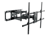 Schwaiger MOTION 8 - Monteringssats (dubbelarm väggmontering) - för LCD-TV - metall - svart - skärmstorlek: 50-90