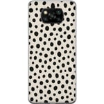 Xiaomi Poco X3 NFC Genomskinligt Skal Dot Dance