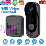 Smart WiFi Wireless Video Doorbell Security Camera Door Bell Ring Intercom 2-Way