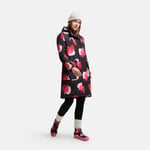Orla Kiely Longline Waterproof Jacket Shadow Elm Pink, Size: 16 - Regatta