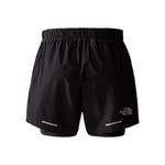THE NORTH FACE Women's 2 in 1 Shorts, TNF Black, XL