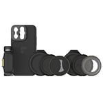 PolarPro - LiteChaser - iPhone 13 - Pro Max - Kit du réalisateur - étui - filtres - poignée - Compatible MagSafe - Photographie/vidéographie sur téléphone Portable - profilé