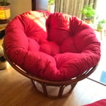 Hanging Basket Chair Pad,Round Wicker Rattan Chair Cushion,Soft THICKED Hammock Swing Seat Cushion,Papasan Throw Pillow Without Chair F 110x110cm(43.3x43.3inch)
