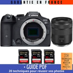 Canon EOS R7 + RF 85mm F2 Macro IS STM + 3 SanDisk 32GB Extreme PRO UHS-II SDXC 300 MB/s + Guide PDF ""20 techniques pour r?ussir vos photos