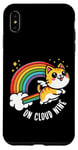 iPhone XS Max 9th Birthday Funny Cat Rainbow On Cloud Nine Case