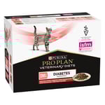 PURINA PRO PLAN Veterinary Diets Feline DM ST/OX - Diabetes Management Beef  - Ekonomipack: 20 x 85 g