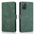 LCHULLE Retro Vintage Samsung A40 Case A40 Phone Case Flip Leather Wallet for Samsung Galaxy A40 Green