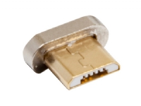 RealPower 168184, magnetisk, Micro-USB, guld