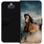 Sony Xperia 10 Plus Sort Lommebokdeksel Springande Häst