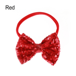 Elastic Hair Bands Bow Rope Ponytail Holders Red