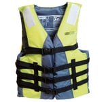 1852 Marine Quality vest for svømming, vannsport og vannski svart/lime 70+