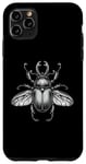 Coque pour iPhone 11 Pro Max Conception artistique d’insectes coléoptères pour hommes et