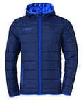 Uhlsport Men Essential Ultra Lite Down Jacket Men Down Jacket - Navy/Azure Blue, XXXXL