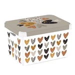 Curver Stockholm Deco Storage Box, 22 Litres - Celestial