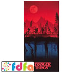 Officially Licensed Stranger Things Towel Upside Down TV Beach Holiday