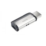 SanDisk Ultra Dual Drive 256GB USB 3.0/USB-C 150MB/s - TheMobileStore Tillbehör
