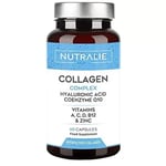 Collagen + Hyaluronic Acid + Coenzyme Q10 + Vitamins A, C, D and B12 + Zinc |