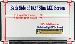 FOR LG LP156WF4(SP)(C1) COMPATIBLE 15.6" LED FHD DISPLAY SCREEN
