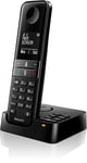 Philips D4751B Téléphone DECT Identification de l'appelant Noir