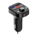 FM sändare X88A med bluetooth och handsfree Svart Black 1 Pcs