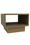 Side Bedroom Table Storage Cabinet - Oak
