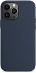 "Soft Silicone Case iPhone 13 Pro Max" Midnight Blue