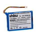 vhbw Batterie compatible avec Garmin Camper 770 LMT-D GPS, appareil de navigation (900mAh, 3,7V, Li-ion)