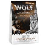 Wolf of Wilderness SENIOR "Rocky Canyons" okse fra frittgående oppdrett – uten korn  - 5 x 1 kg