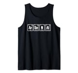 Arsenal Ar-Se-N-Al Funny Periodic Table Elements Chemistry Tank Top