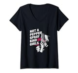 Womens Not A Pepper Spray Kind Of Girl Pro Gun Ammo Lover Women V-Neck T-Shirt