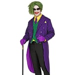 WIDMANN W WIDMANN-48221 Widmann 48221 – Costume de Clown, Frack, Joker, Horreur, méchant, fête à thème, Halloween, 10206362, Multicolore, s