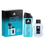ADIDAS ICE DIVE 100ML EDT SPRAY + 250ML 3 IN 1 SHOWER GEL GIFT BRAND NEW & BOXED