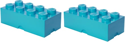 LEGO oppbevaring Pakke Stor 2p, Azur