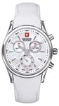 Swiss Military Hanowa Klockarmband 06.6156.04.001-87 Läder Vit 20mm