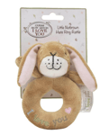 Guess How Much I Love You Plush Ring Rattle Little Nutbrown Hare Baby Boy Girl